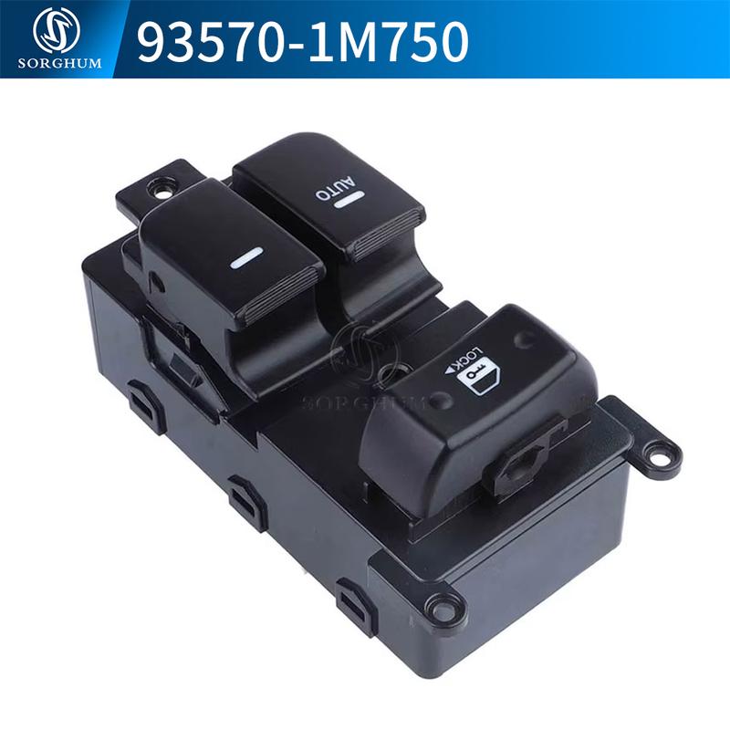 SORGHUM 93570-1M750 Car Master Power Window Lifter Control Switch Button for Kia Cerato 2011 2012 2013 2014 2015 2016 935701M750