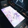 Аниме Девушка VTuber VSPO Коврик для мыши Большой XXL Коврик для стола под клавиатуру Аксессуары для ПК-гейминга Коврик для мыши с заблокированным краем Нескользящий Расширенный Коврик для стола