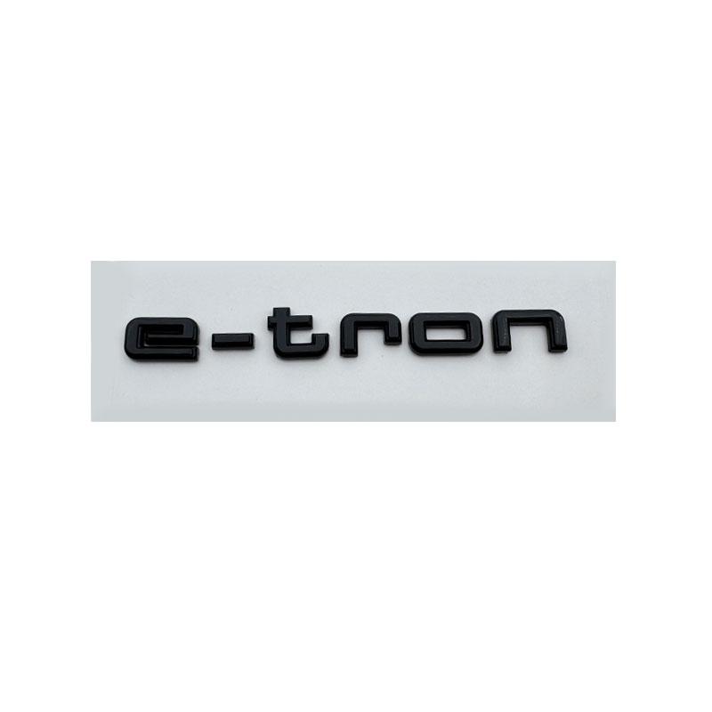 e-tron mark emblem car stickers for Hot new logo pure electric tail rear refit displacement sign decoration label accessories