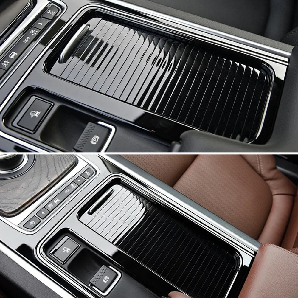 Крышка-шторка подстаканника на роликах центральной консоли для Jaguar XEL 2018-20 F-PACE 16-20