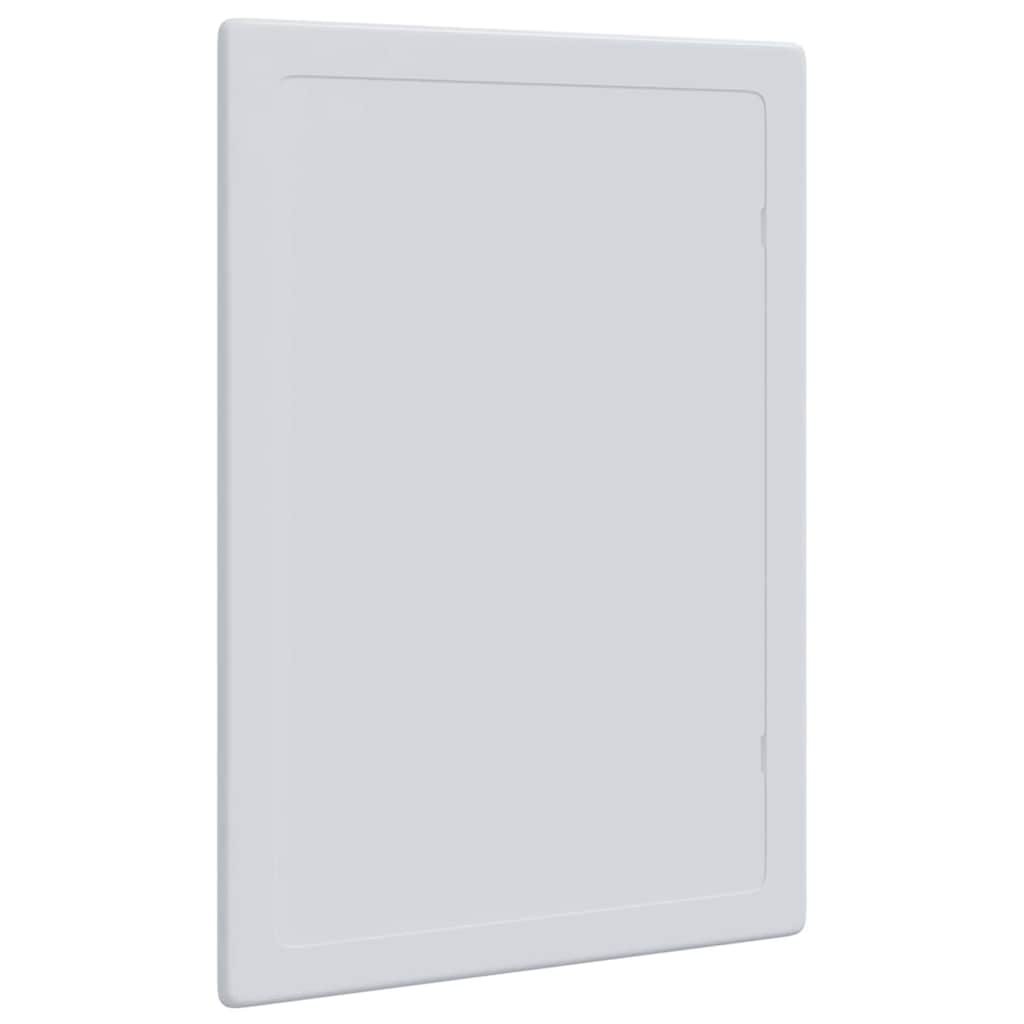 Access Panels 2 pcs White 15 x 23 cm ABS Plastic