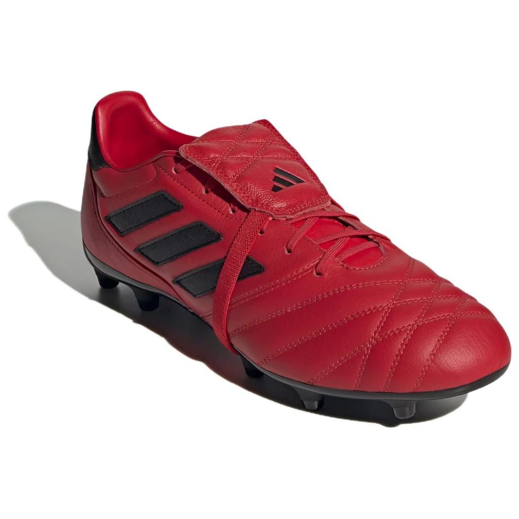 Adidas COPA GLORO Comfortable Firm Ground Slip Resistant Abrasion Resistant Balance Soccer Shoes Black Red IE7538