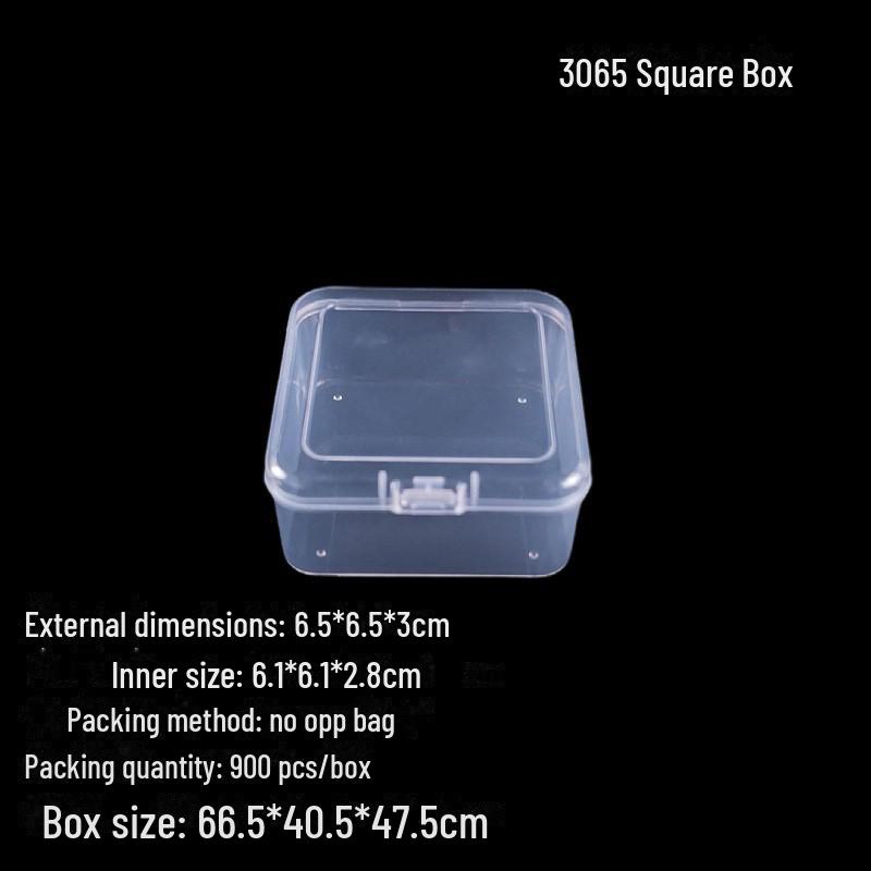 Прозрачный пластиковый ящик для хранения и демонстрации оборудования