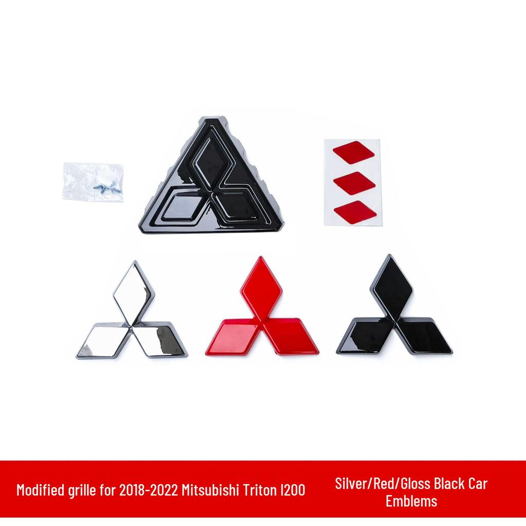 2018-2022 Mitsubishi TRITON L200: Grille, front bumper, air intake mesh, and body kit modifications.