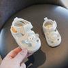 Baby sandals, summer walking shoes0One1Year-old baby essential shoes, soft-soled, closed-toe toddler shoes, unisex, for steady walking