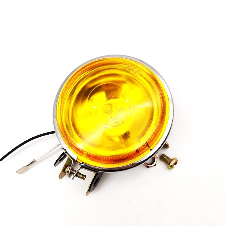 3-дюймовая рабочая лампа 12 В 55 Вт DRL круглая автомобильная противотуманная фара дневного света желтого цвета