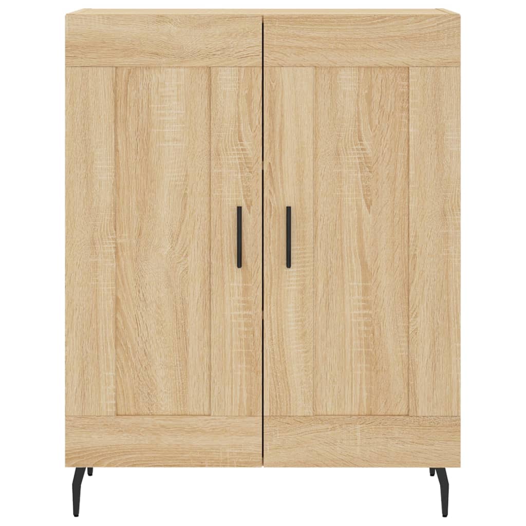 Highboard in Sonoma Oak Finish 69.5 x 34 x 180 cm Engineered Wood