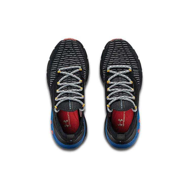 Under Armour HOVR Phantom 2 Black Victory Blue Women Sneakers 3024930-001