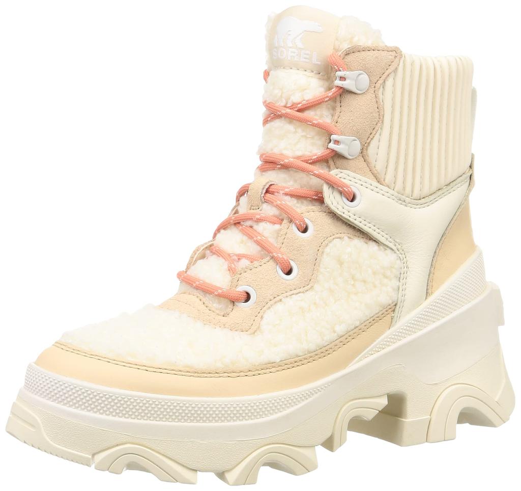 Sorel Brex Boots Cozy Lace Waterproof NL4813 Women's Boots, Size 23.0cm, Nova Sand, Sea Salt