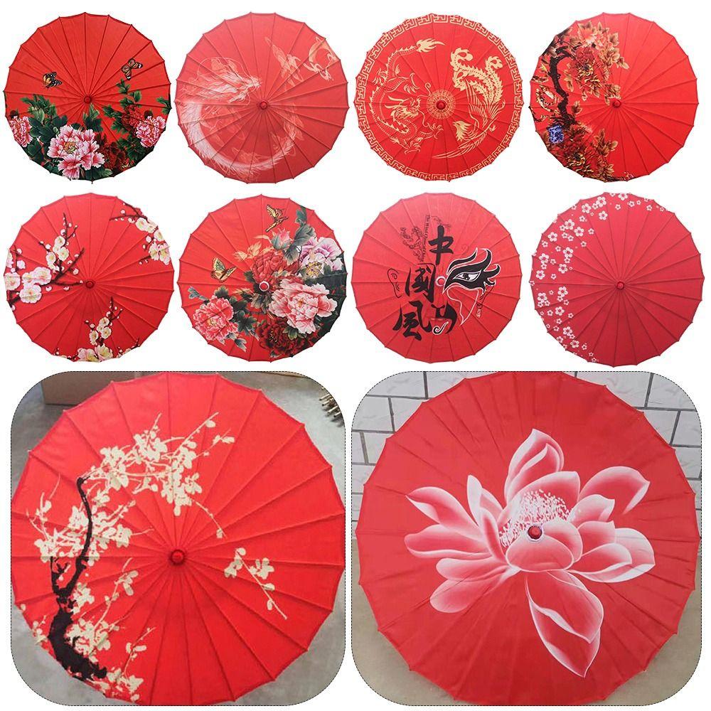 82cm Women Decorative Umbrella 10 Colors Dance Performance Umbrella  Dance Performance