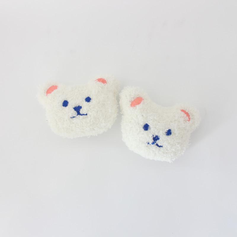 Плюшевая брошь «Мишка и зайчик»: Милые аксессуары для сумок, головных уборов, носков и шляп