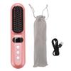 Hair Straightener Brush Cordless 9 Gears Negative Ion Hair Straightening Comb Portable Rechargeable