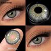 Eyeshare 1 пара голубых контактных линз для глаз, натуральные цветные контактные линзы для голубых глаз, модные контактные линзы, годовые зеленые зрачки