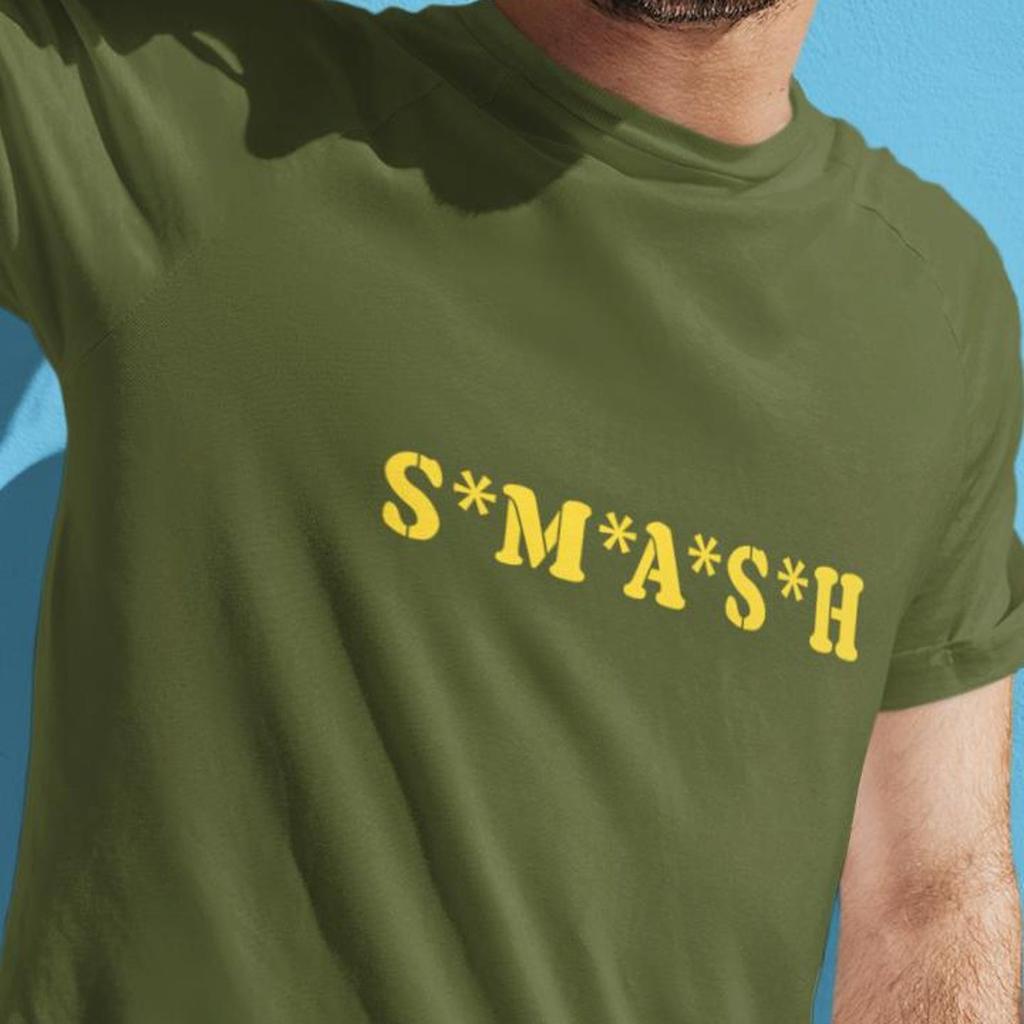 SMASH | Футболка с Терри из «Солнечных противоположностей» | Пародия на MASH | Смешная намекающая футболка-мем