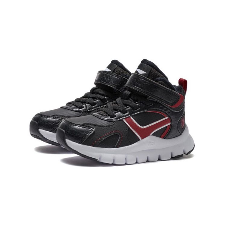 Li Ning Удобная Универсальная Нескользящая Амортизирующая Износостойкая Теплая Детская Повседневная Обувь Детская Повседневная Обувь Черный YKNR134-21