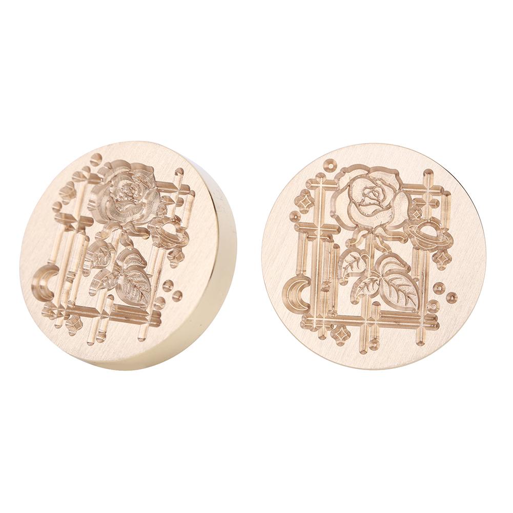 Розарий Ретро печать сургучная печать головка огненная краска для приглашения подпись