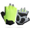 Half-Finger Leather Gym Gloves Cycling Yoga Fitness Outdoor Sports Anti-Slip Breathable Touchscreen Compatible Use