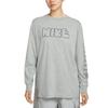 Nike T Shirts Women's Gray Crew Neck Moderate II0461-063