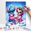 Disney Наборы для рисования маслом своими руками Ангел-стич Рождество Ручная роспись Декор для дома Поделки Идеи подарков Канва Настенное искусство Декор комнаты Идеальный подарок