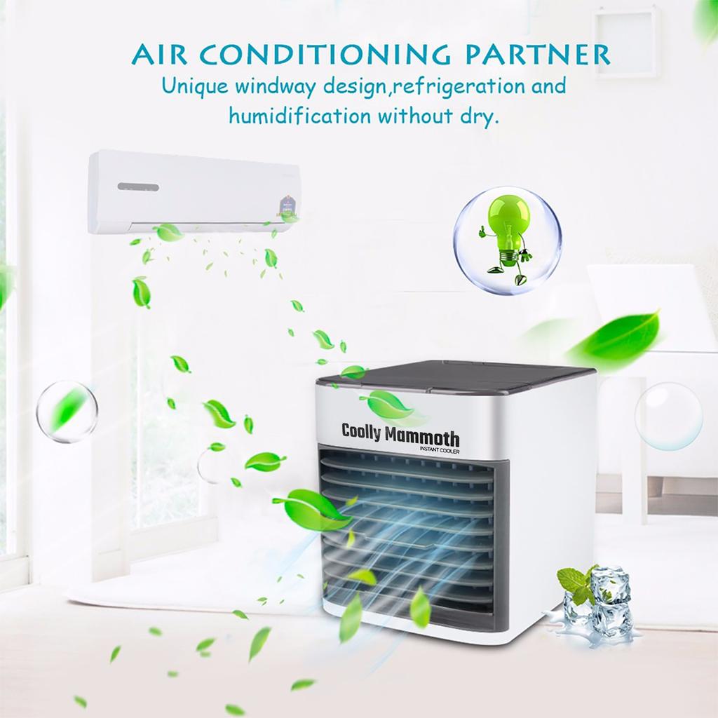 USB Портативный Цветной Кондиционер Увлажнитель Охладитель Модернизированный Бесшумный