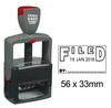 Printtoo Office Stationery Heavy Duty Dater Stamp With Filed By Text Date Self Inking Rubber