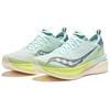 SAUCONY Кроссовки для бега Idling Cruise 2 с низким верхом и сбалансированной амортизацией для мужчин, кроссовки для бега, бело-зелено-синие S28211-6
