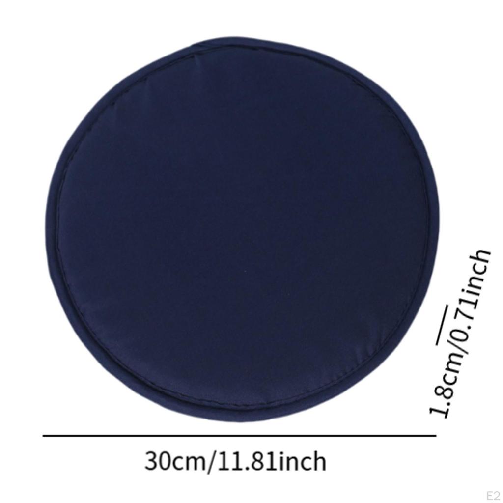 Round Chair Seat Cushion Anti Slip Pad Stool for Household Garden Sofa