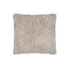 Coussin - Dude - 50 X 50 Cm - Taupe - Déhoussable - Polyester Doux