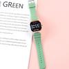 Electronic Watch Luminous Life Waterproof Square Dial Student Sports LED Digital Wrist Watch for Daily Wear