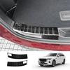 Для Mazda CX-80 CX-90 2024 2025 стальной Защитная накладка на задний бампер Накладки на пороги Накладка на порог багажника Автоаксессуары
