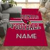Arizona Cardinals Football Customize Your Name Area Rug Design for Balcony Bedrooms Living Rooms Playrooms Antislip Carpet Anime Office Decor