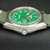Seiko 5 АВТОМАТИЧЕСКИХ 6309A ЯПОНИЯ МУЖСКИЕ ВИНТАЖНЫЕ ЗЕЛЕНЫЙ ЦИФЕРБЛАТ С АРАБСКИМИ ЦИФРАМИ ЧАСЫ a701549-5