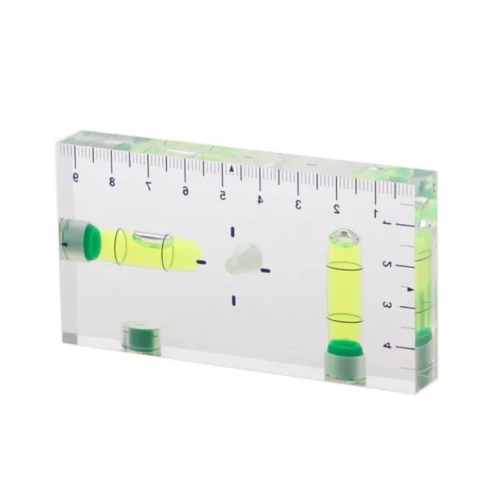 High Precision Transparent Two Direction Magnetic Level Bubble Mini Level MAS
