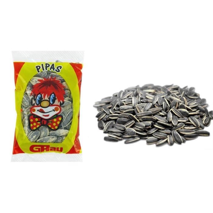 Batch of 50 Sachets of 15g Pipas Seeds Sunflower Seeds Roasted Salted - 202