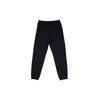 Li Ning Sports Lifestyle Series Solid Color High Waist Tapered Knit Sports Pants Men Pants Black YKLT225-1
