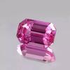 Natural Ceylon Pink Sapphire 10-11 Ct Emerald Cut Certified Stunning Gemstone