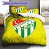 Bursaspor Узорный Комплект Постельного Белья Одеяло Домашний Декор Подарок (1 пододеяльник + 2 наволочки без наполнителя)
