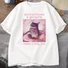 Sometimes A Gangsta Need A Hug Funny Cat Meme Tshirt Unisex Women Goofy Ahh T Shirt Y2k Graphic T Shirts Oversized Tee Clothing