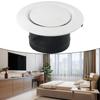 Adjustable Round Air Vent Extract Valve White Ducting Ventilation Cover  Kitchen Bath