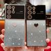Gradient Heart Glitter Case Love For Iphone 15 14 13 Pro Samsung Galaxy S24 Ultra S22 Plus S23 Fe A54 A14 A24 A23 A53 A52 A13 Soft Cover Cases