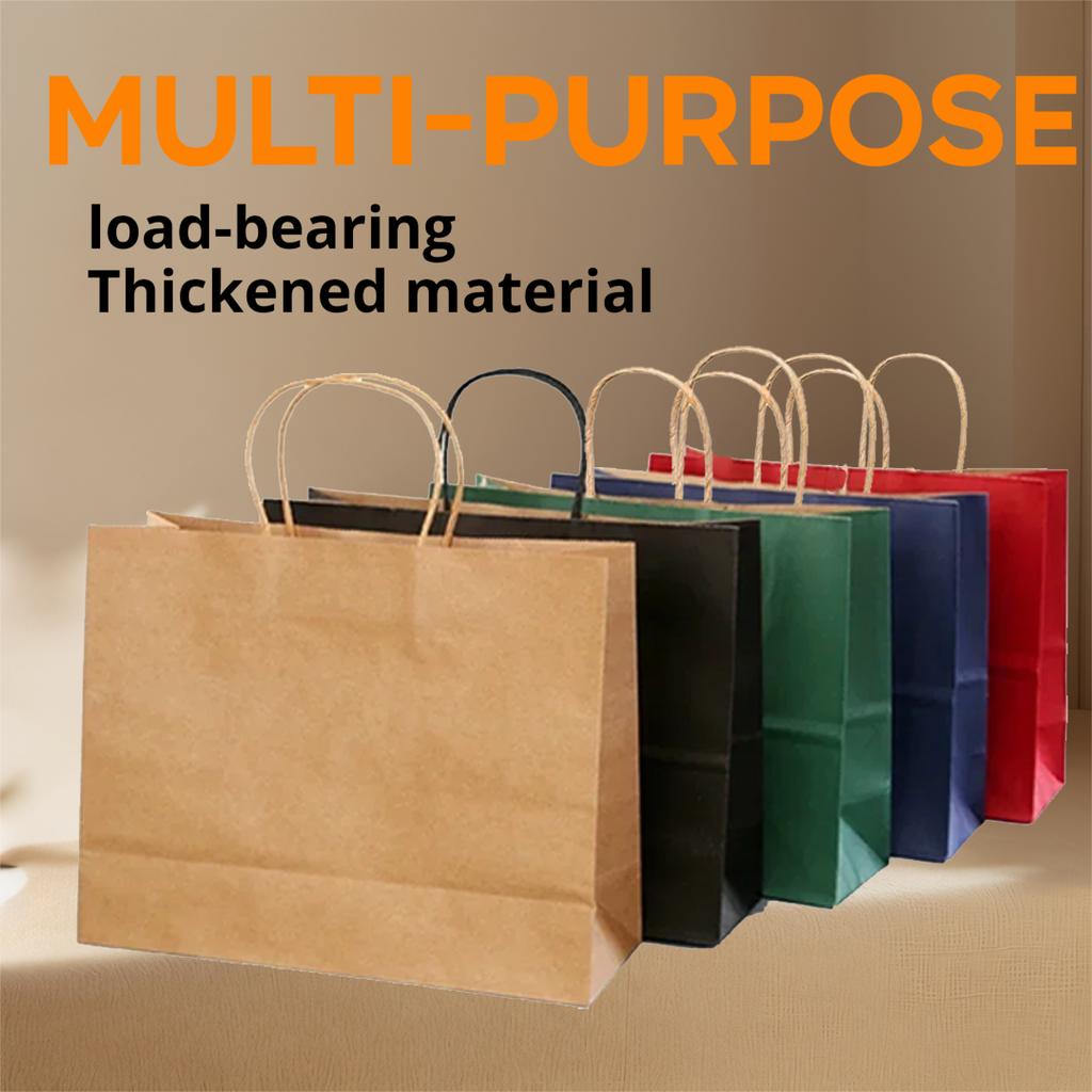 Пакеты из крафт-бумаги, подарочные упаковочные пакеты, коробки для рождественских и ко дню рождения подарков, декоративные сумки для хранения, складные сумки, сувениры