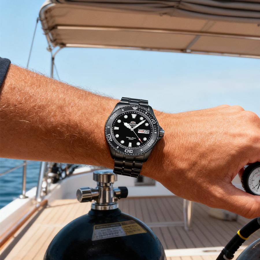 Мужские часы часы водяной призрак мужские полностью автоматические механические часы светящиеся часы для дайвинга для парня FAA02003B9