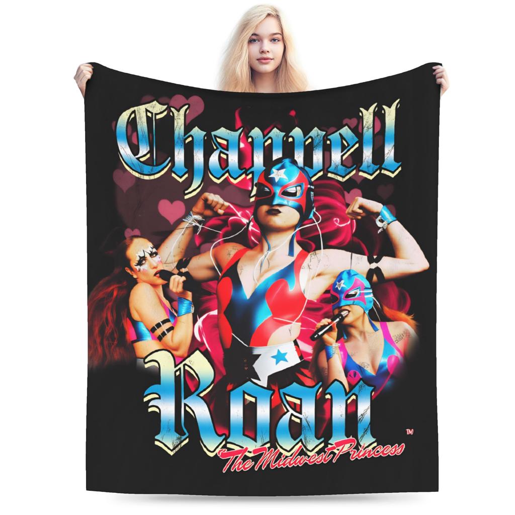 Warm Blankets Children Travel Chappell Roan Midwest Princess Throw Blanket Flannel Bedspread For Couch Chair Sofa Bed Cover