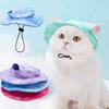 With Ear Hole Cat Dog Sunshade Hat Adjustable Pet Sun Hat Cute Cat Baseball Cap  Small Dogs