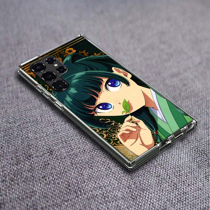 The Apothecary Diaries Phone Case For Samsung Galaxy S24 S23 S21 S20 FE S22 S26 Ultra S25 Edge S10 Plus Cover Clear TPU Capa She