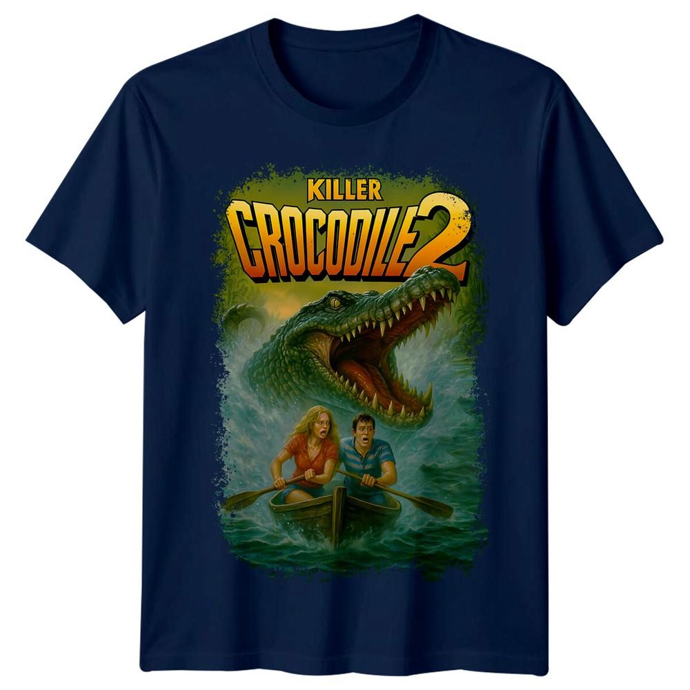 Killer Crocodile 2 1990 Movie Poster Inspired Tshirt Retro 80s Tee