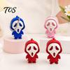 Decorative Skeleton Accessory Mini Screaming Keychain Pendant, 3D Printed Halloween Schoolbag Purse Bag Charm Hanging Decor, Backpack Accessories