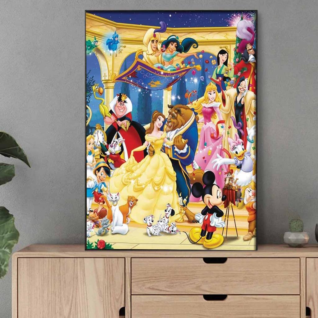 5D Diy Diamond Painting The Happy Princess Is Dancing Full Drill Rhinestones Mosaic Embroidery Handmade Products Home Decor Gift