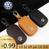 Для VOLKSWAGEN VW Кожаная Защитная Сумка-Чехол с Логотипом Автомобиля для Volkswagen Passat Santana Touareg Tiguan Golf Bora Lavida Jetta Beetle