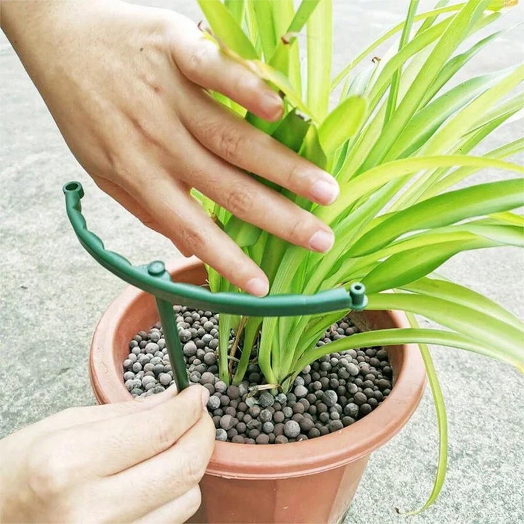 Колья для поддержки растений Клетка Плие Подставка-держатель для цветов Пластиковый полукруг Теплица Сад Фиксирующий стержень Садоводство Инструменты для бонсай